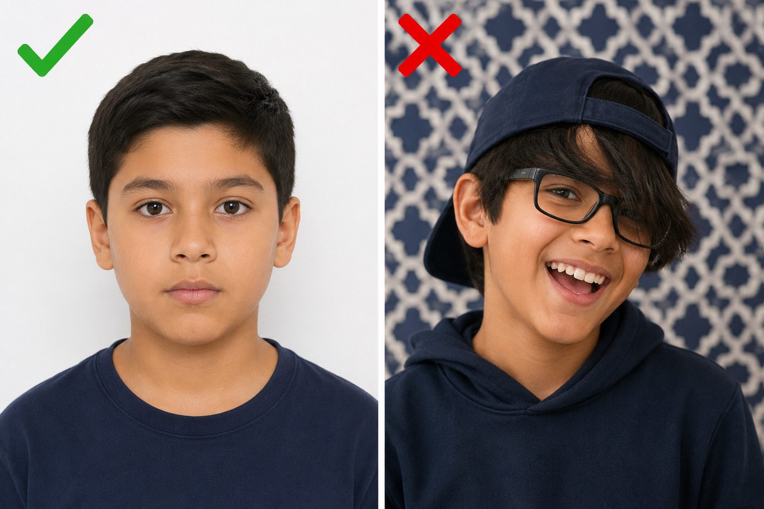 Comparison Of Child Images