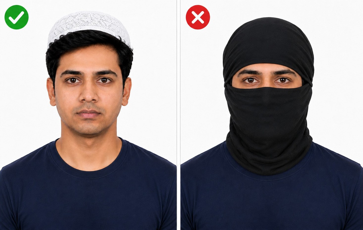 Comparison Of Wearing Headwear