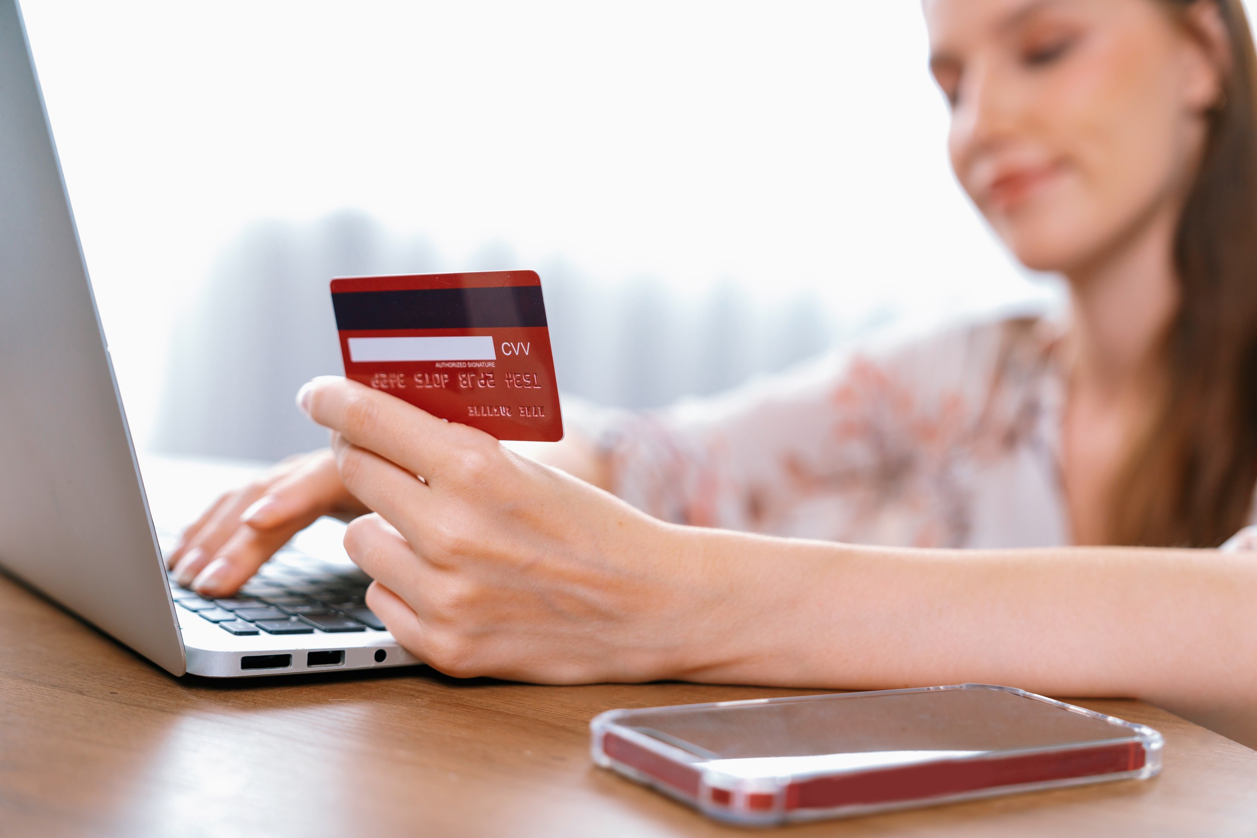 Kreditkarte für Online-Zahlung und Banking